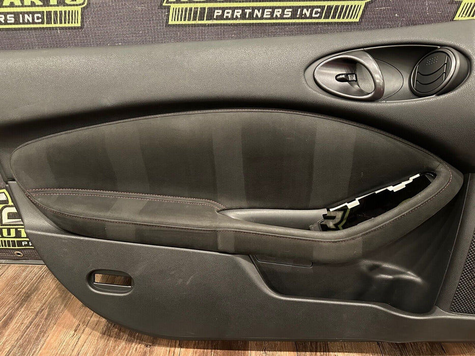 2018 NISSAN 370Z NISMO DRIVER LEFT DOOR PANEL W GUN METAL GREY HANDLE OEM *READ