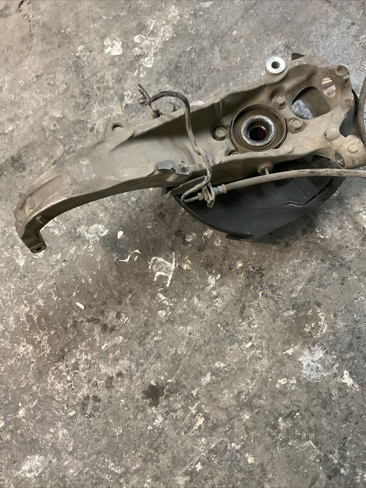 2014 INFINITI Q50 OEM SPINDLE W/ BRAKE LINE FRONT LH