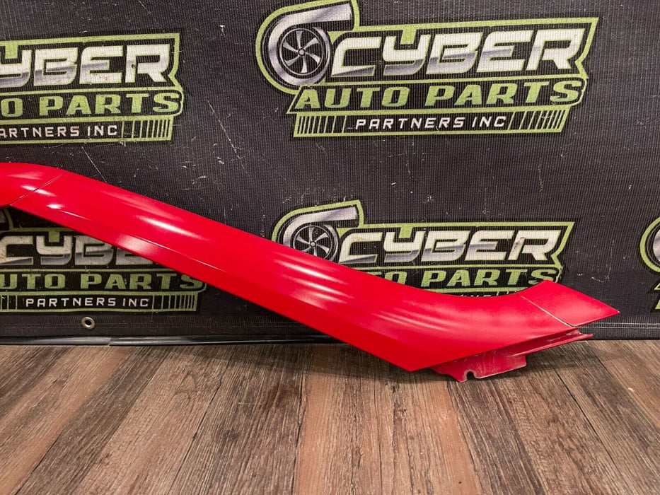 2017 NISSAN 370Z NISMO RIGHT RH ROOF A PILLAR OEM (SOLID RED A54) *DAMAGE* READ