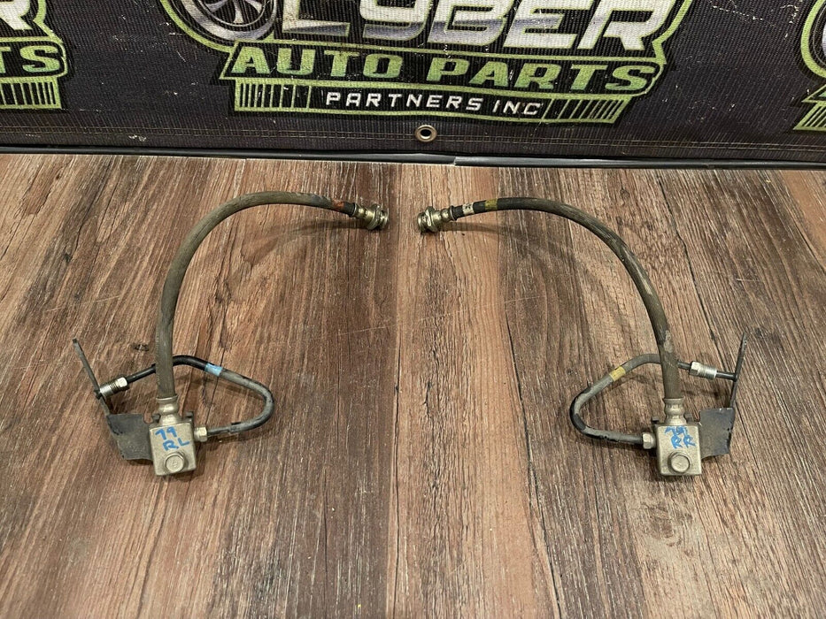 2017 NISSAN 370Z NISMO REAR LEFT & RIGHT AKEBONO BRAKE LINES OEM