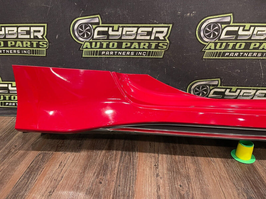 2017 NISSAN 370Z NISMO PASSENGER RIGHT SIDE SKIRT OEM *PC SOLID RED A54* (READ)