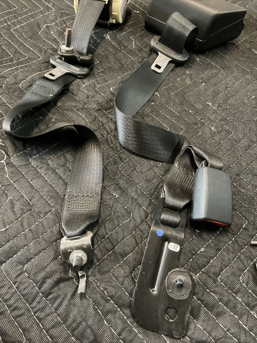 2018 FORD F250 F350 F450 PLATINUM REAR SEATBELTS SEATBELT BLACK OEM (3)