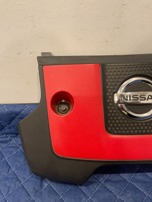 2014 NISSAN 370Z NISMO V6 VVEL RED ENGINE COVER W/ HARDWARE OEM