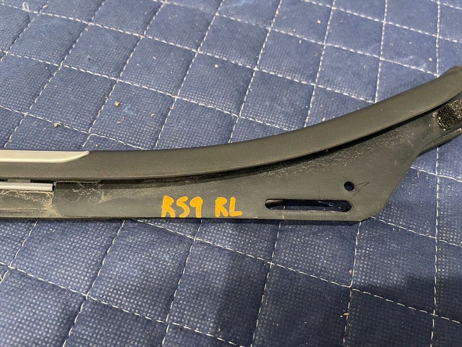 2017-2019 FORD F250 F350 REAR DRIVER LEFT WEATHER DOOR STRIP W/ CHROME OEM