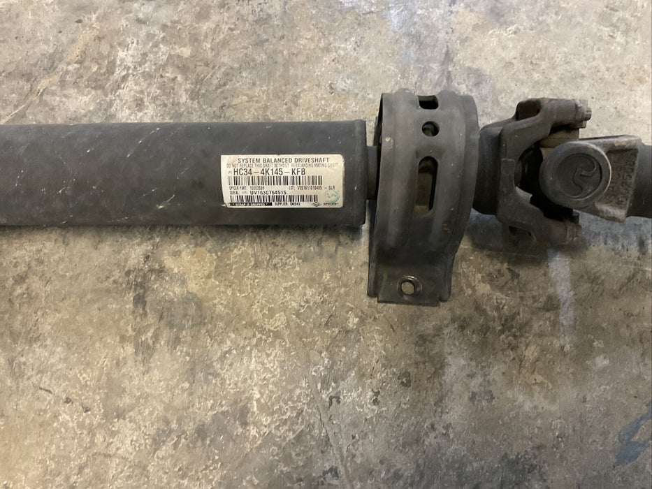 2017-2022 FORD F350 176 WHEEL BASE TWO PIECE REAR DRIVE SHAFT HC34-4K145-KFB OEM