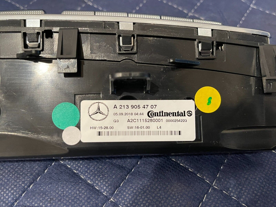 2019 MERCEDES-BENZ E63S AMG W213 INTERIOR DASH CLIMATE CONTROL BUTTON OEM