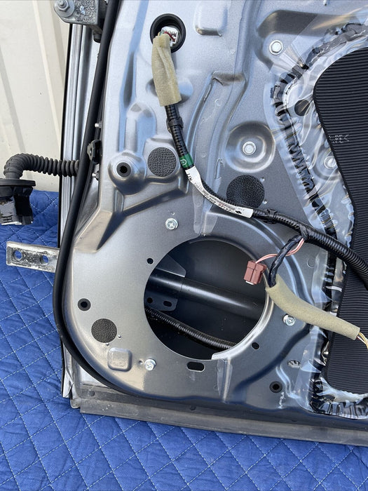 2014-2017 INFINITI Q50 RED SPORT REAR PASSENGER RIGHT DOOR GREY METALLIC~DENT~