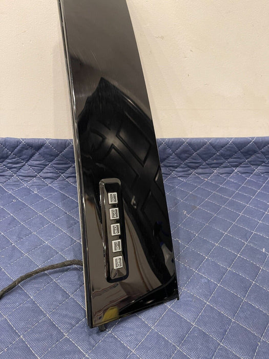 2017-2019 FORD F250 F350 FRONT DRIVER LEFT GLOSS BLACK DOOR B PILLAR TRIM OEM