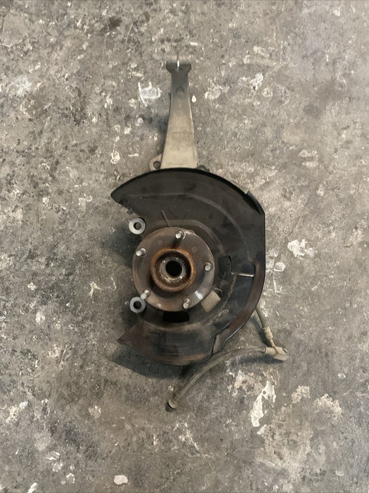2014 INFINITI Q50 OEM SPINDLE W/ BRAKE LINE FRONT LH