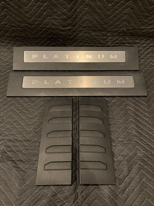 2019-2021 FORD F250 F350 F450 PLATINUM KICK PLATES SET OEM