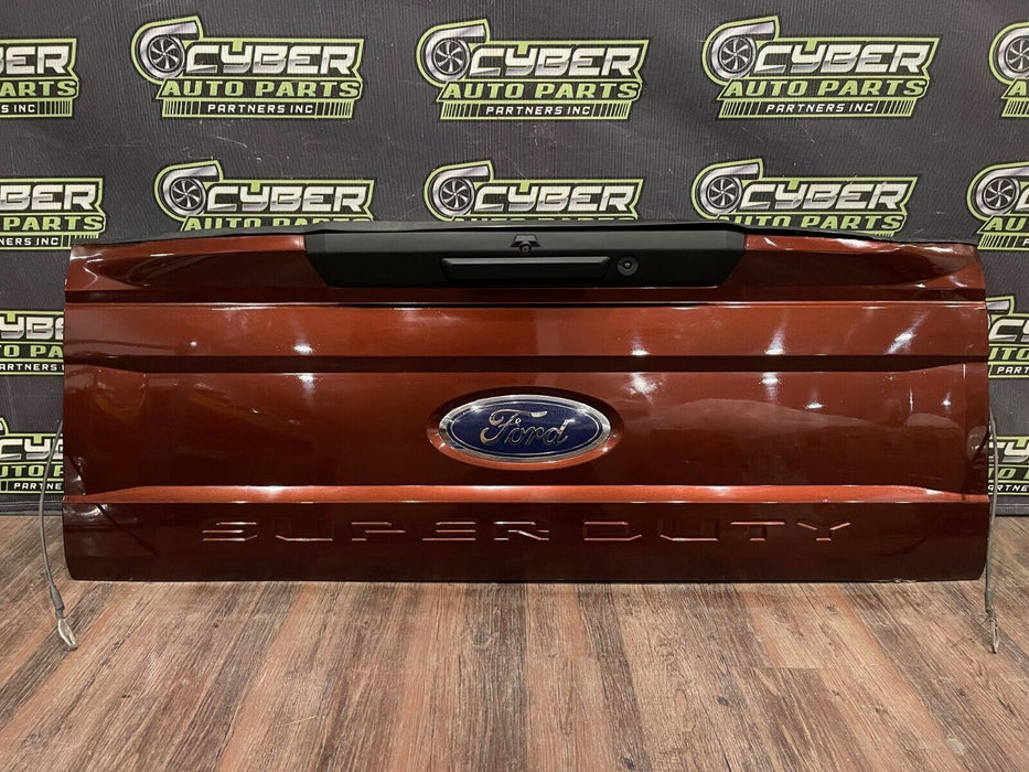 2017-2019 FORD F250 F350 SUPERDUTY TAILGATE W/ NO STEPS OEM *DAMAGED* -READ-