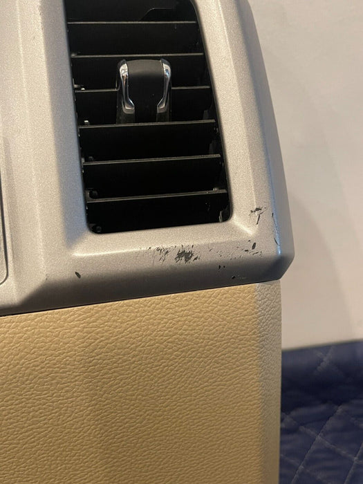 2017-2019 FORD F250 F350 F450 LARIAT TAN REAR CENTER CONSOLE END CAP PANEL OEM