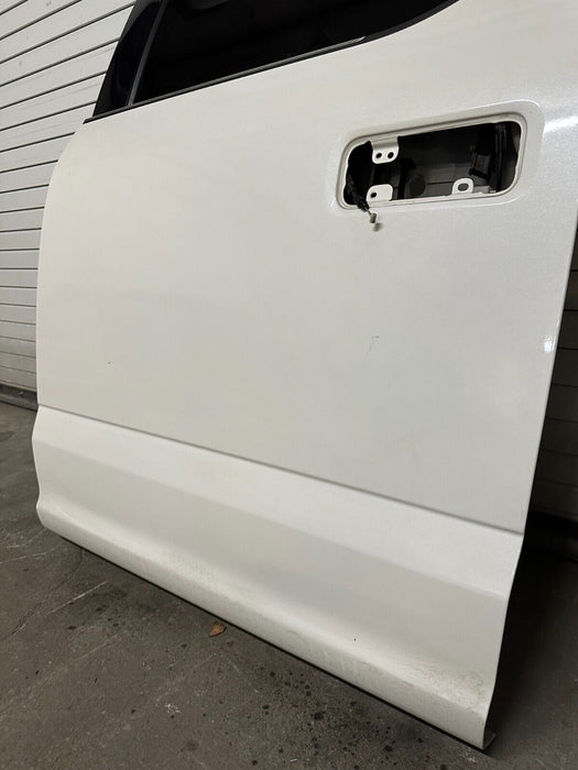 2017-2022 FORD F250 F350 F450 REAR DRIVER LEFT DOOR SHELL STAR WHITE (AZ) OEM