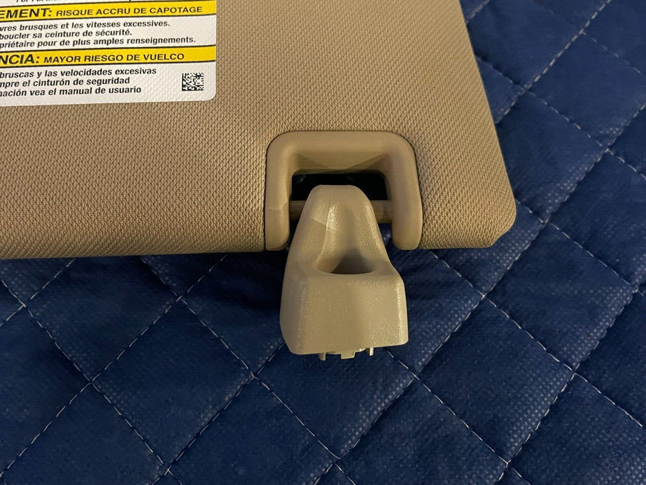 2017 2018 2019 FORD F250 F350 F450 LARIAT LEFT & RIGHT TAN OEM SUN VISORS