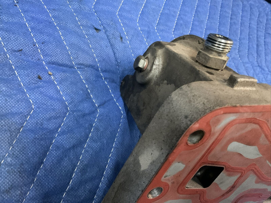 2017 DODGE RAM 2500 3500 6.7L CUMMINS LUBRICATE OIL FILTER HOUSINGS HEAD 5289557