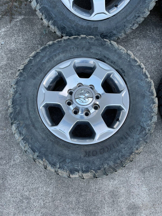 2017 DODGE RAM 2500 MEGA CAB HANKOOK DYNAPRO MT2 WHEELS LT275/70R18 OEM