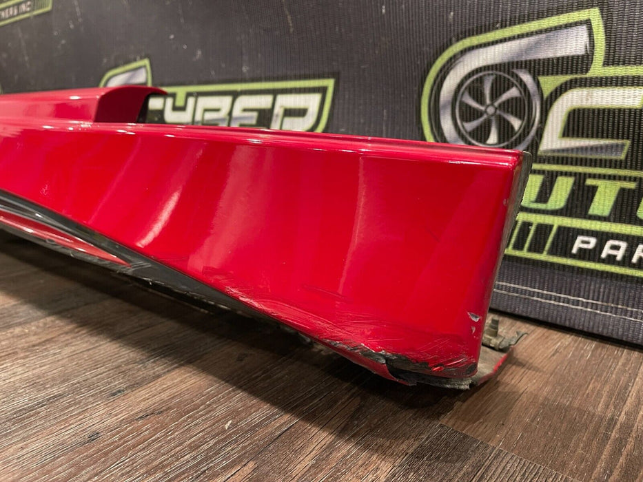 2017 NISSAN 370Z NISMO PASSENGER RIGHT SIDE SKIRT OEM *PC SOLID RED A54* (READ)