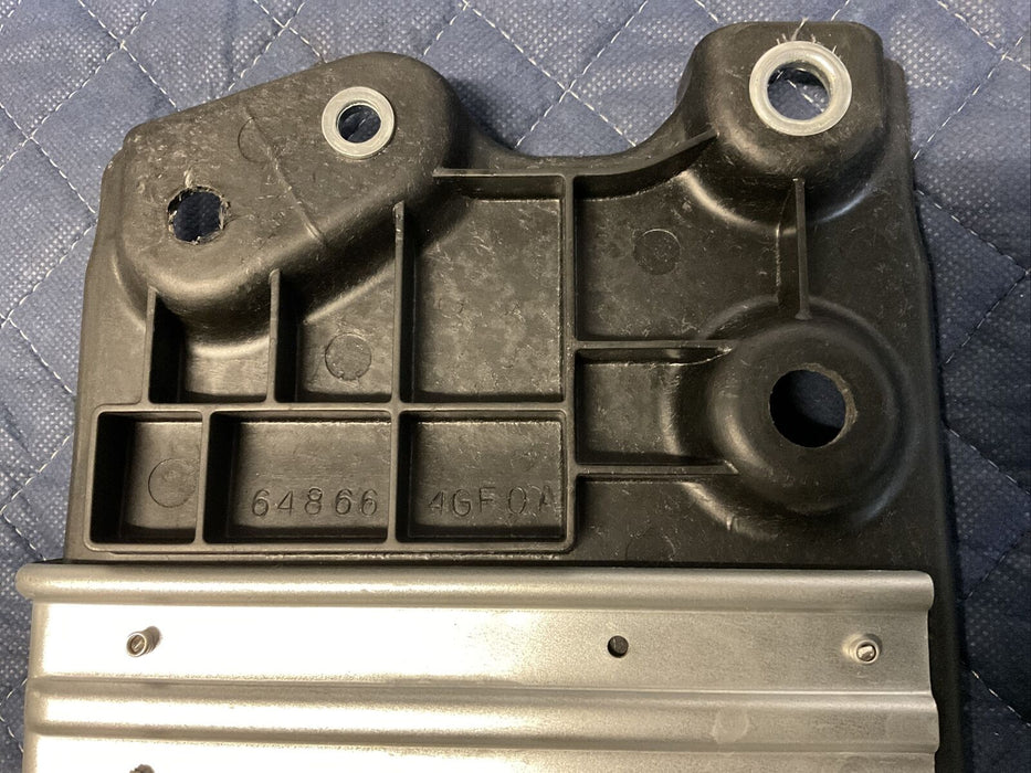2014-2017 INFINITI Q50 RED SPORT BATTERY TRAY PLATE BASE OEM 64866 4GF0A