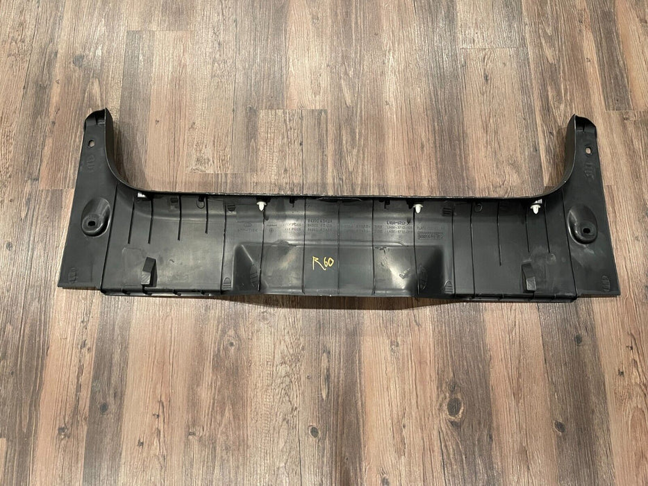 2017 INFINITI Q50 RED SPORT REAR TRUNK PLATE TRIM PANEL OEM *SCRATCHES*