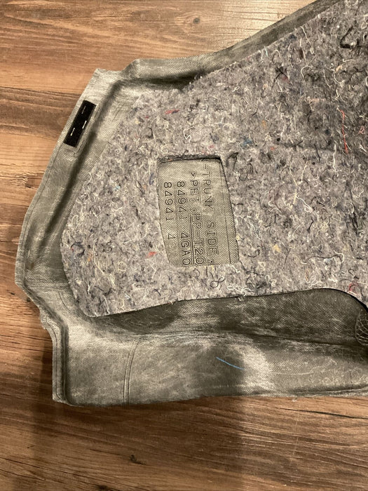 2014-2017 INFINITI Q50 RED SPORT 3.0T REAR LEFT QUARTER TRIM PANEL 84941 4HH0A