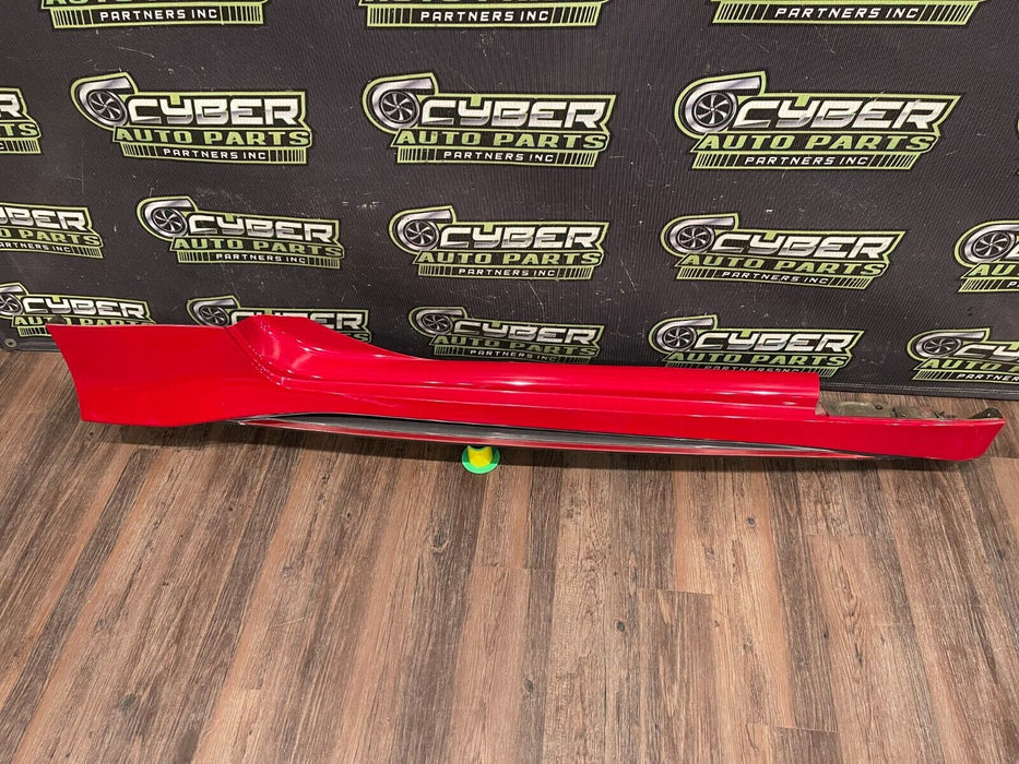 2017 NISSAN 370Z NISMO PASSENGER RIGHT SIDE SKIRT OEM *PC SOLID RED A54* (READ)