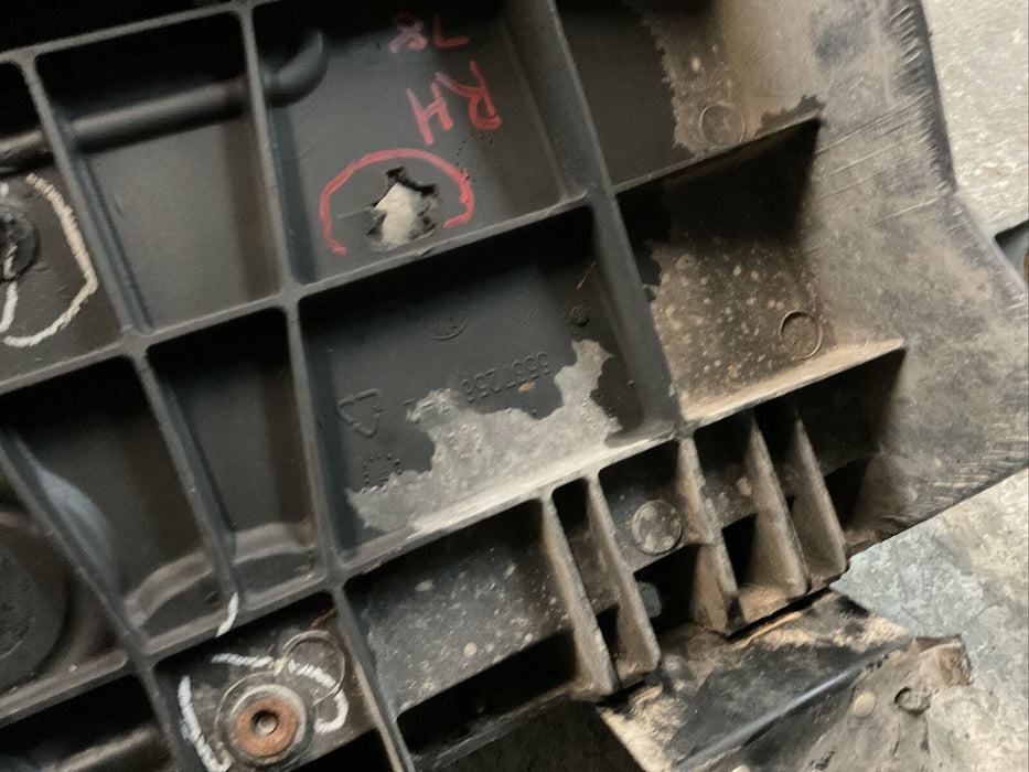 2017 RAM 3500 LARAMIE DIESEL 6.7L RIGHT BATTERY TRAYS OEM 2013-2018~DAMAGE~