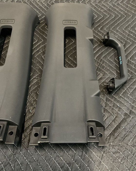 2017-2019 FORD F250 F350 F450 PLATINUM UPPER B-PILLAR TRIM PAIR LEFT RIGHT OEM