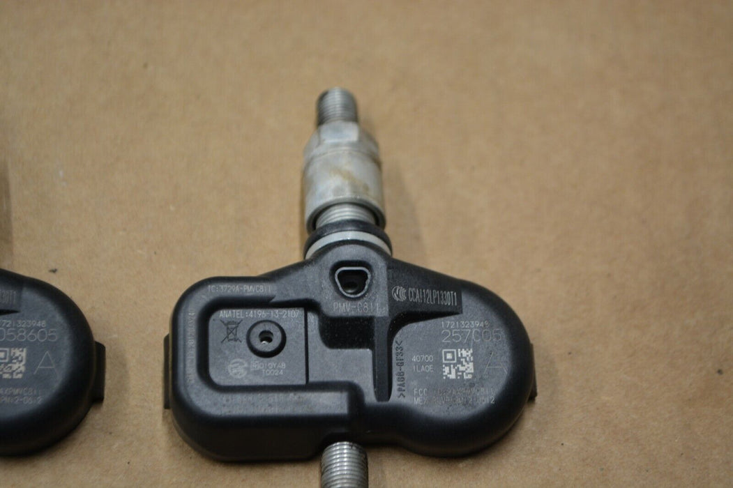 2018 NISSAN 370Z TPMS SENSORS OEM (4) TIRE PRESSURE MONITORING SYSTEM OEM 09-20