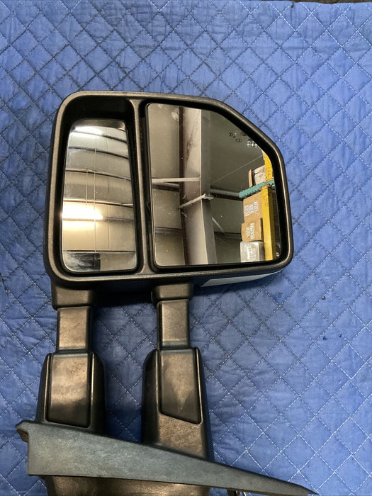 2017-2019 FORD F250 F350 F450 DRIVER LEFT SIDE TOW MIRROR OEM *MINOR SCRATCHES*