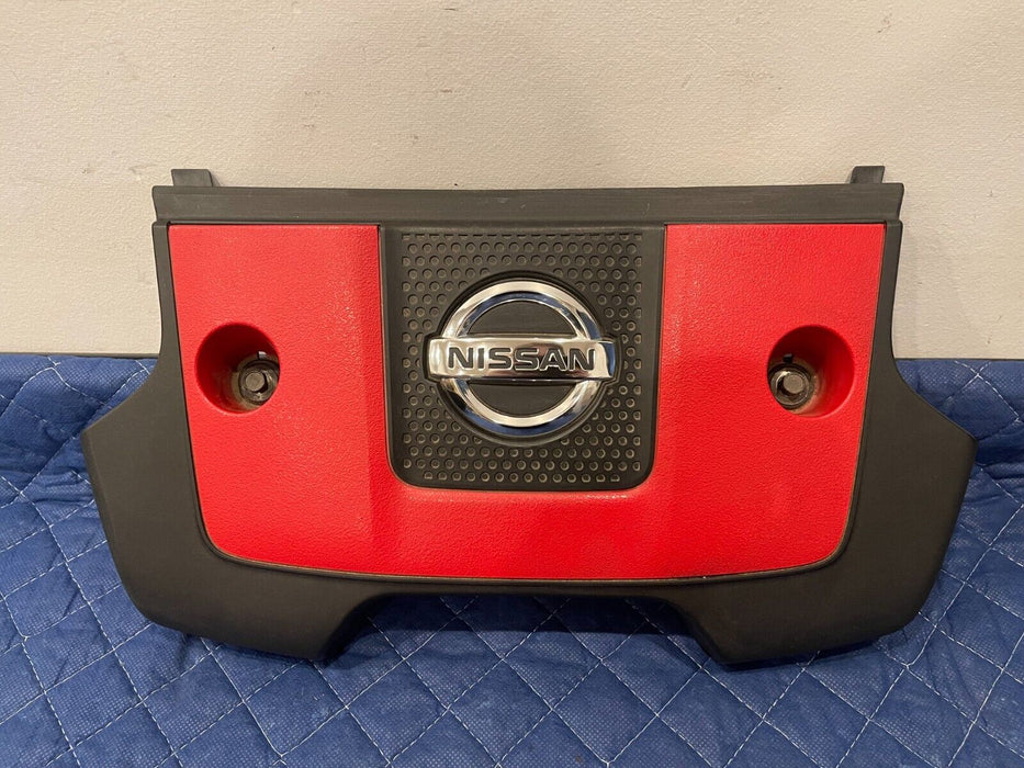 2014 NISSAN 370Z NISMO V6 VVEL RED ENGINE COVER W/ HARDWARE OEM