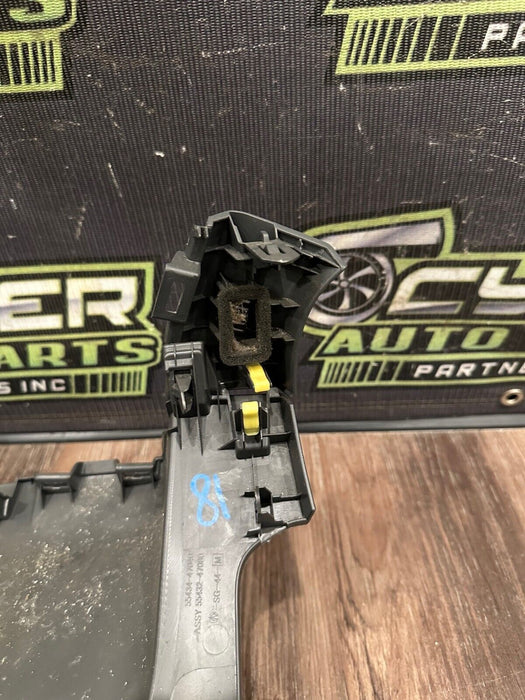 2014 TOYOTA PRUIS V CENTER DASH USB/12V OUTLET PANEL TRIM OEM 55434-47040