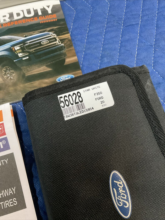 2020 FORD F250 F350 F450 OWNERS MANUAL BOOK OEM