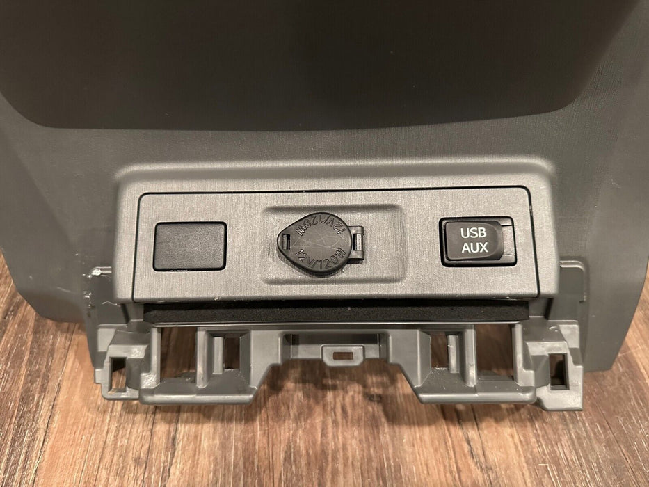 2014 TOYOTA PRUIS V CENTER DASH USB/12V OUTLET PANEL TRIM OEM 55434-47040