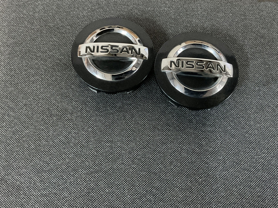 2010 NISSAN 370Z NISMO OEM WHEEL CENTER CAP PAIR W/ TPMS SENSOR 2009-2020