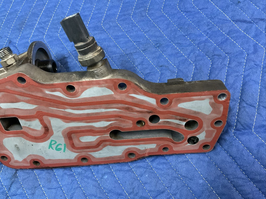 2017 DODGE RAM 2500 3500 6.7L CUMMINS LUBRICATE OIL FILTER HOUSINGS HEAD 5289557
