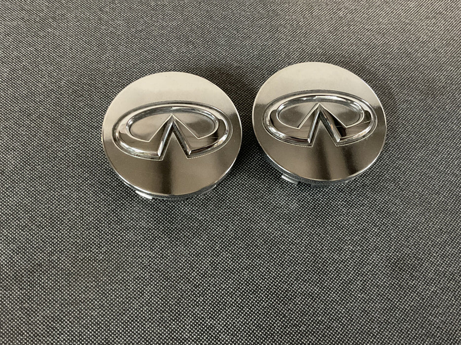 2013 INFINITI JX35 PAIR HUB CAP WHEEL CENTER CAP OEM 40343-5P215