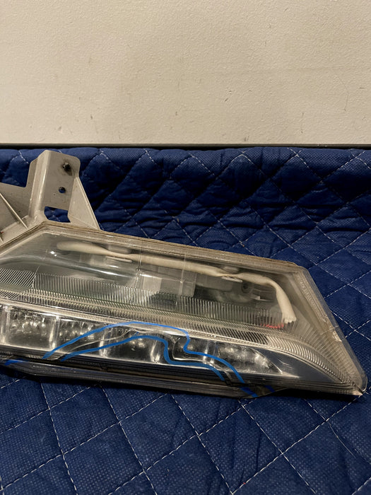 2017 NISSAN 370 NISMO FRONT BUMPER LEFT LH DRL FOG LIGHT W/ WIRING OEM *CRACKED*