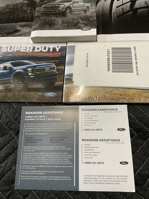 2020 FORD F250 F350 F450 OWNERS MANUAL BOOK OEM