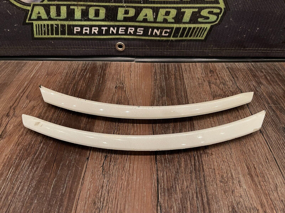 2018 NISSAN 370Z NISMO WHITE FRONT BUMPER LEFT RIGHT SIDE FLARES (PAIR) OEM READ
