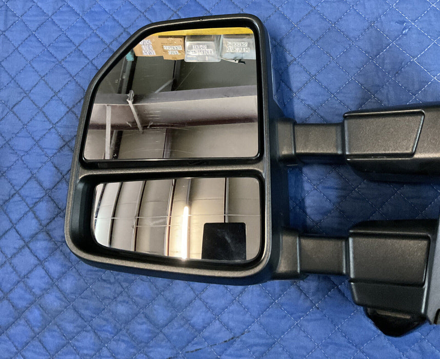 2017-2022 FORD F250 F350 DOOR MIRROR LH DRIVER W/CAMERA BLIND SPOT OEM