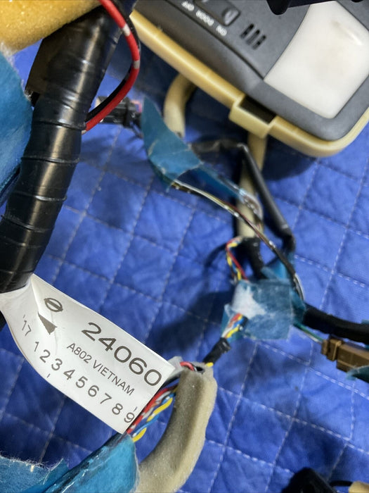 2017 NISSAN 370Z NISMO ROOF/HEADLINER DOME LIGHT W WIRING HARNESS ASSEMBLY OEM