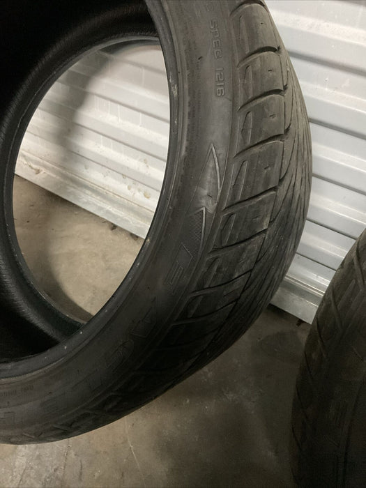 2018 NISSAN 370Z NISMO REAR TIRES PAIR GOODYEAR EAGLE F1