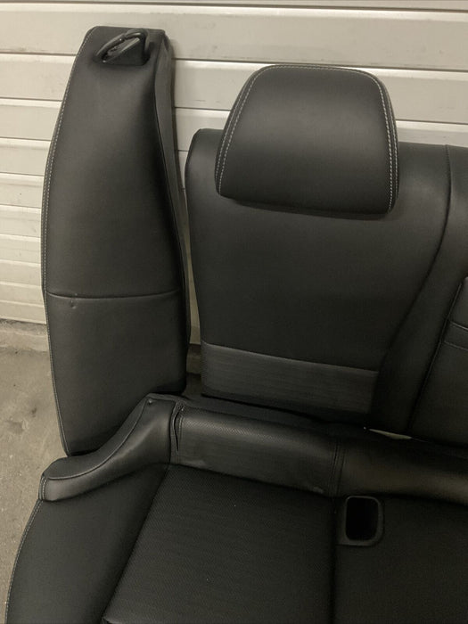 2014-2017 INFINITI Q50 RED SPORT REAR BACK SEAT OEM BLACK LEATHER