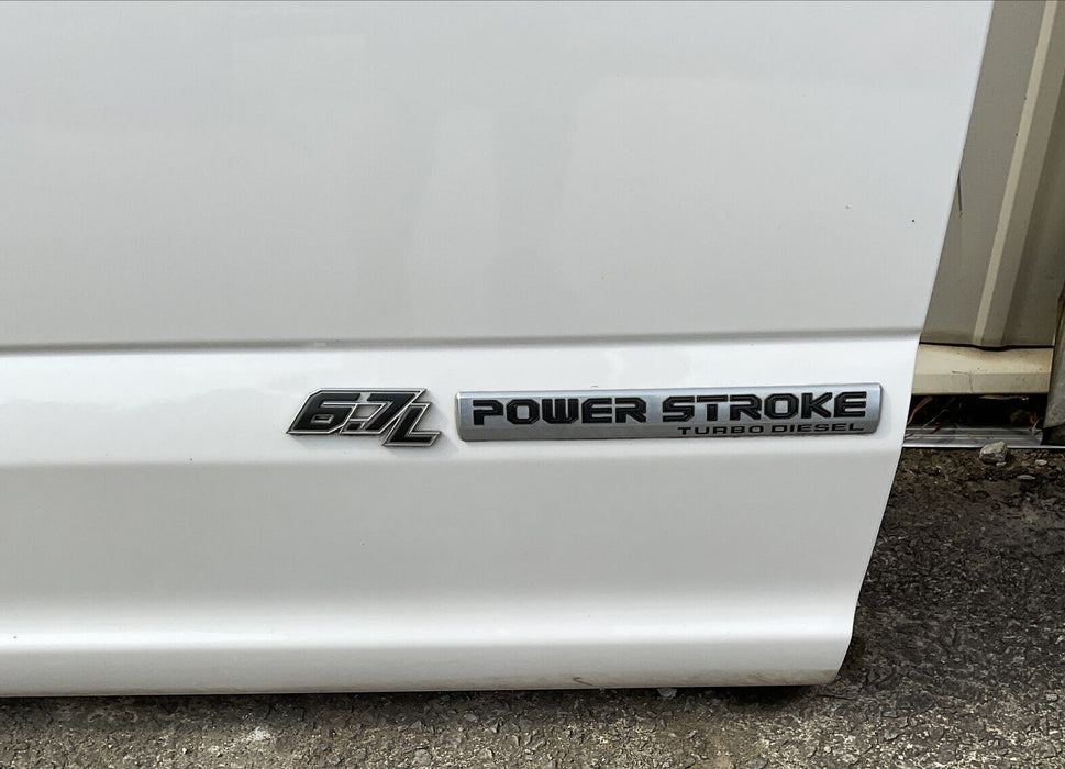 2017-2022 FORD F250 F350 F450 PLATINUM FRONT PASSENGER DOOR SHELL WHITE (UG) OEM