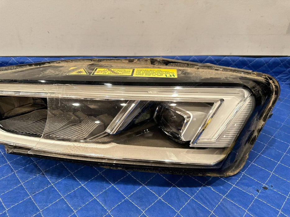 2018 AUDI R8 FRONT DRIVER LEFT LED HEADLIGHT OEM *DAMAGED* NO MODULES INCLUDED