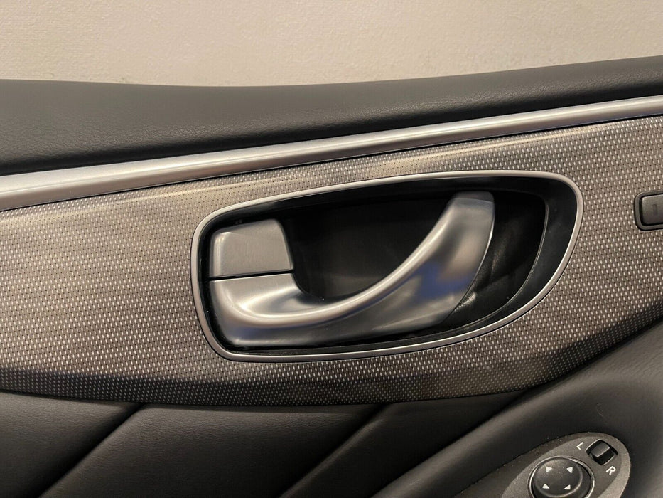 2017 INFINITI Q50 RED SPORT FRONT DRIVER LEFT DOOR PANEL ASSEMBLY OEM *SCUFFS