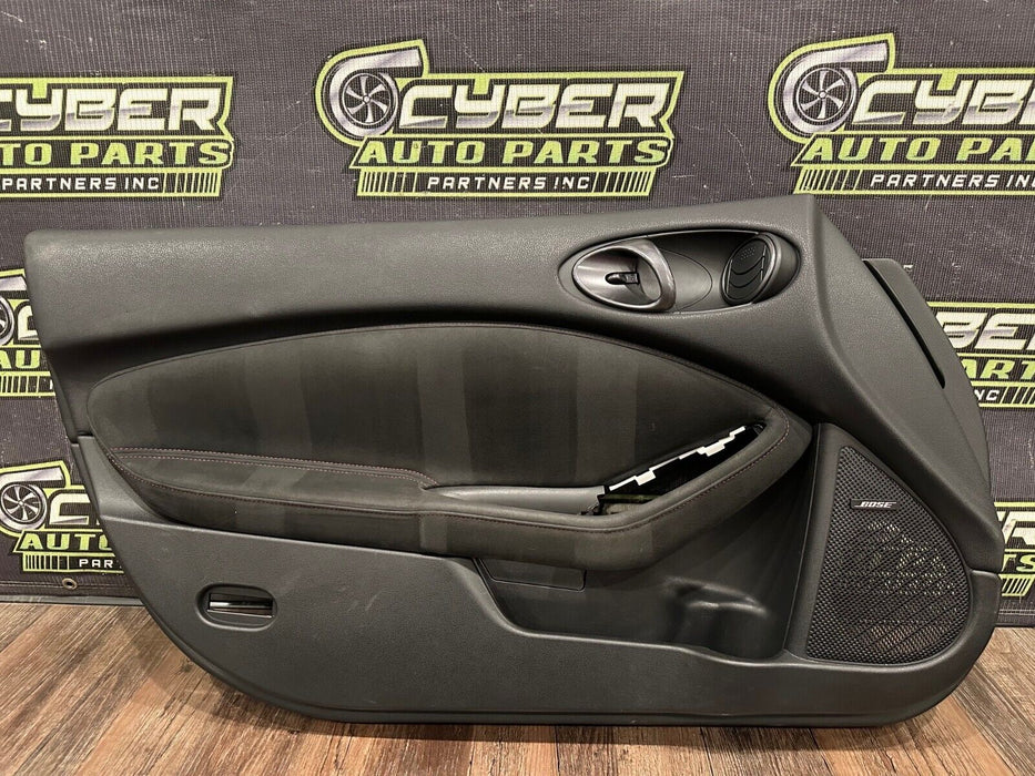 2018 NISSAN 370Z NISMO DRIVER LEFT DOOR PANEL W GUN METAL GREY HANDLE OEM *READ