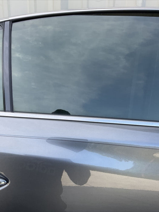 2014-2017 INFINITI Q50 RED SPORT REAR PASSENGER RIGHT DOOR GREY METALLIC~DENT~