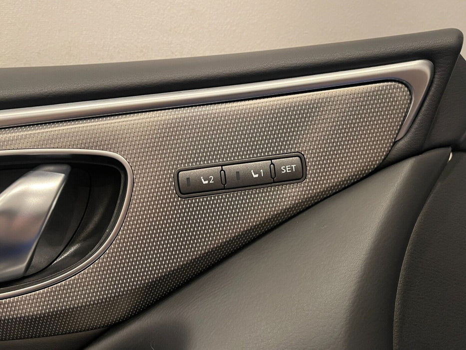 2017 INFINITI Q50 RED SPORT FRONT DRIVER LEFT DOOR PANEL ASSEMBLY OEM *SCUFFS