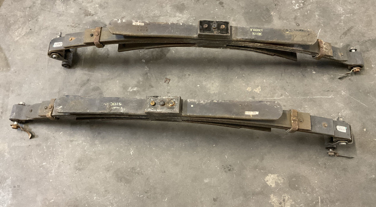 2012 RAM 3500 DUALLY LEFT & RIGHT REAR LEAF SPRINGS 32K MILES PAIR 04670447AA